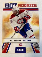 2010-11 Panini Score #519 P.K. Subban Hot Rookies Canadiens